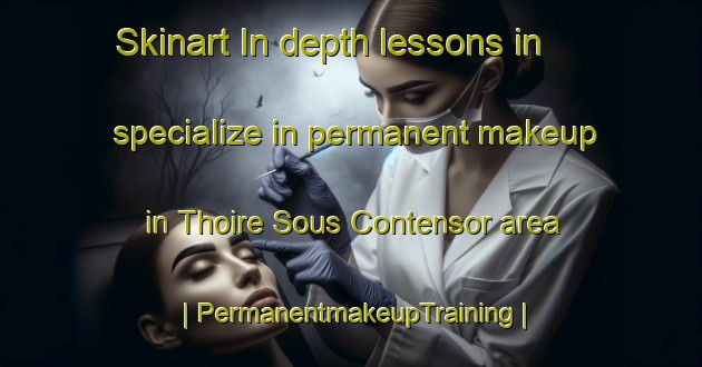 Skinart In-depth lessons in specialize in permanent makeup in Thoire Sous Contensor area | PermanentmakeupTraining | PermanentmakeupClasses | SkinartTraining-France